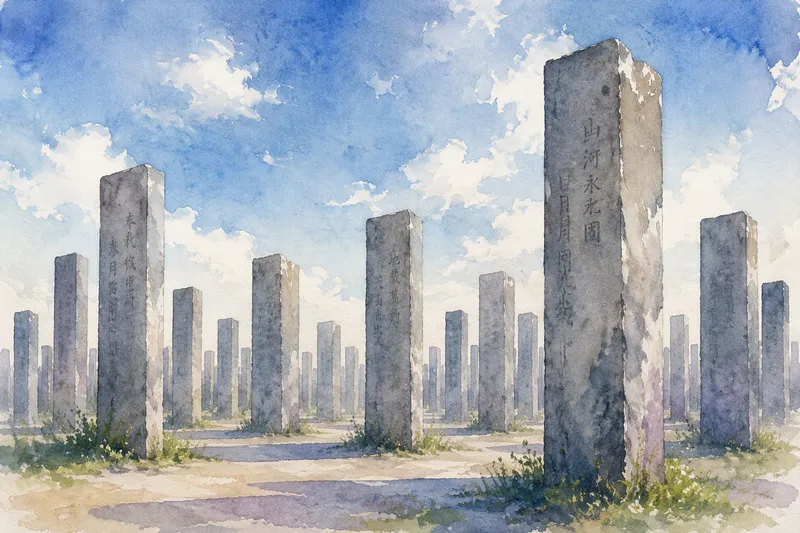 Holokaustin muistomerkin betonipilarit