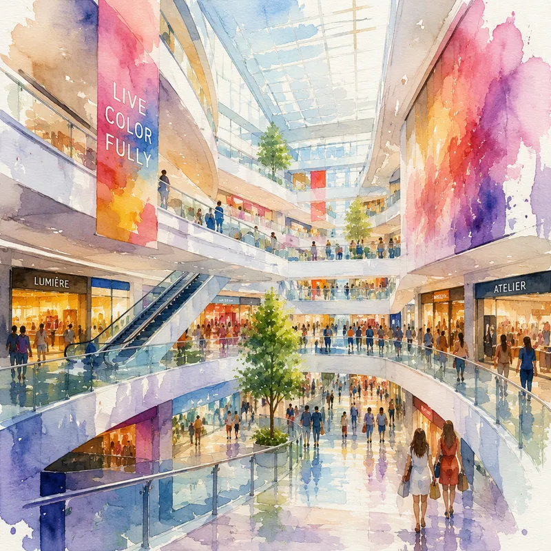Moderni ostoskeskus Potsdamer Platzin alueella Moderni ostoskeskus Potsdamer Platzin alueella