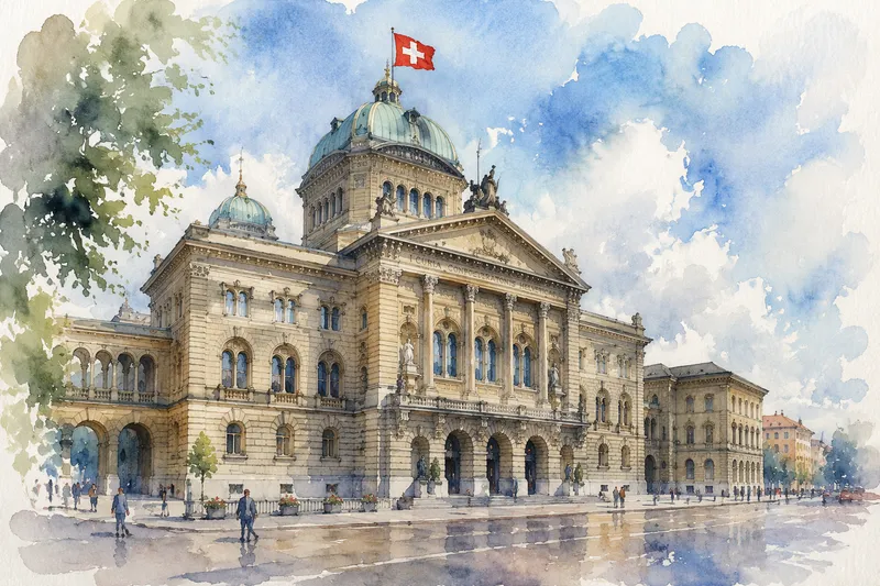 Reichstagin historiallinen parlamenttitalo ulkoa